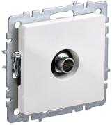 IEK Brite Base Белый Розетка TV оконечная
