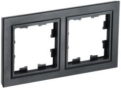 IEK Brite Base Черный Рамка 2-ая