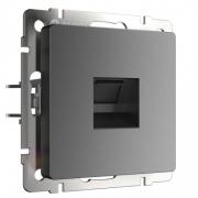 Розетка компьютерная RJ45 Кат.5е UTP
Alumax,  Split,  Slab,  Senso,  Baguette,  Acrylic,  Platinum,  Elite,  Snabb,  Stream,  Flock,  Stark,  Fiore,  Favorit,  Diamant,  Aluminium,  Antik,  Metallic,  одинарная,   цвет - графит матовый