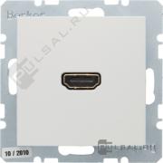 Розетка HDMI с прямым гнездом
S.1,   цвет - белый глянцевый