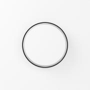 Donel S08 Белый глянцевый Накладка Cветорегулятора поворотного