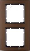 Рамкa
B.3,  2 поста,   цвет - коричневый,  антрацит матовый,  металл