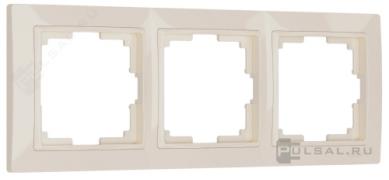 Рамкa Basic
Snabb,  3 поста,   цвет - слоновая кость,  слоновая кость,  пластмасса