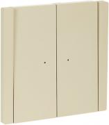 IEK Fortepiano Ванильный Переключатель 2-клавишный с подсветкой