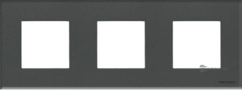 Рамка
Zenit,  3 поста,   цвет - графит,  стекло