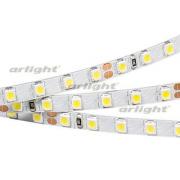 Светодиодная лента RT 2-5000 24V Cool 8K 5mm 2x (3528, 600 LED, LUX)
Аrlight,   длина - 5м,   ширина - 5мм,  820Лм/м,   мощность - 9Вт/м,   цветовая температура - 8000К,   цвет свечения  - белый холодный,   напряжение - 24 ВВ,  smd 3528,  015650(B) ARL