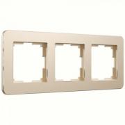 Рамкa
Platinum,  3 поста,   цвет - шампань,  металл