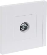 IEK Fortepiano Белый Розетка TV проходная