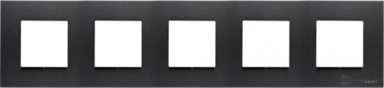 Рамка
Zenit,  5 постов,   цвет - антрацит,  пластмасса