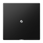 Jung LS 990 Черный матовый Вывод кабеля с разгрузкой натяжения