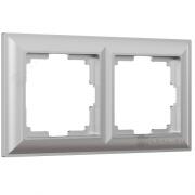 Рамкa
Fiore,  2 поста,   цвет - серебряный,  пластмасса