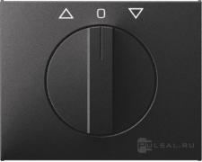 Накладка для жалюзийного поворотного выключателя
K.1,  с фиксацией,   цвет - антрацит матовый