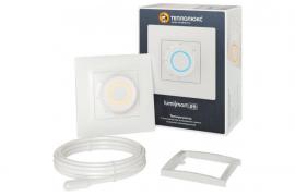 Теплолюкс Белый Терморегулятор LumiSmart 25, поворотный, датчик t° воздуха (встроенный), датчик t° пола (внешний)