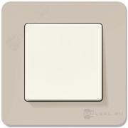 Рамка Manufactur Edition
Q.7,  1 пост,   цвет - коричневый песок матовый,  пластмасса