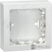 Рамка-корпус накладного монтажаSimon 73 Loft, 1 пост, цвет - белый, пластмасса