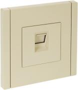 IEK Fortepiano Ванильный Розетка Компьютерная 1-ая RJ45 Cat.6e