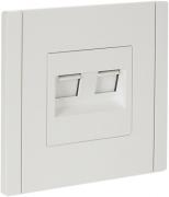 IEK Fortepiano Белый Розетка Компьютерная 2-ая RJ45 Cat.6e