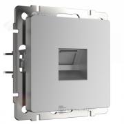 Розетка телефонная RJ11
Alumax,  Split,  Slab,  Senso,  Baguette,  Acrylic,  Platinum,  Elite,  Snabb,  Stream,  Flock,  Stark,  Fiore,  Favorit,  Diamant,  Aluminium,  Antik,  Metallic,  одинарная,   цвет - серебряный