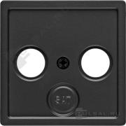 Накладка
Q.1,  Q.3,  Q.7,  телевизионная (TV),  спутниковая (SAT),  радио (R),  двойная,  тройная,   цвет - антрацит бархат