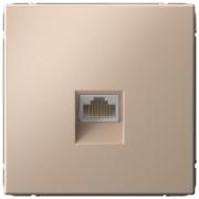 ArtGallery Песочный Розетка Компьютерная 1-ая RJ45 Cat.5e (UTP)