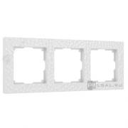 Рамкa
Hammer,  3 поста,   цвет - белый,  пластмасса