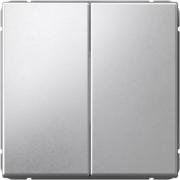 ArtGallery Алюминий Выключатель 2-кл кнопочный с Н.О. контактом