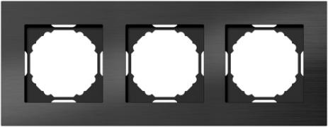 Donel A07 Natural Чёрный Алюминий Рамка 3-ая