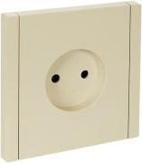 IEK Fortepiano Ванильный Розетка б/з, винтовой зажим