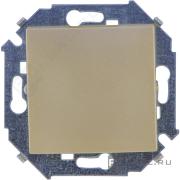 ВыключательSimon 15, одноклавишный, без подсветки, цвет - шампань