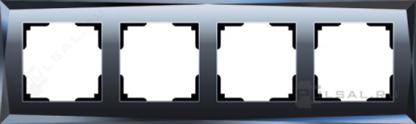 Рамкa
Diamant,  4 поста,   цвет - черный,  стекло