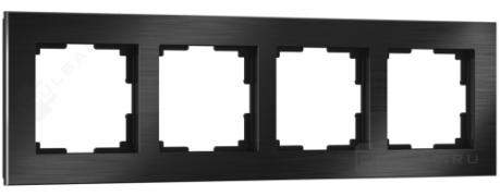 Рамкa
Aluminium,  4 поста,   цвет - черный,  металл