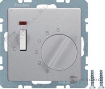Терморегулятор 10А, НЗ-контакт, 24В
Q.1,  Q.3,  Q.7,  поворотный,  датчик t° воздуха (встроенный),  без таймера,   цвет - алюминий бархат