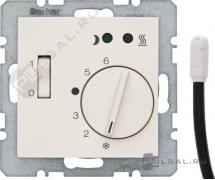 Терморегулятор 10А, НО-контакт, 230В
S.1,  поворотный,  датчик t° пола (внешний),  без таймера,   цвет - бежевый глянцевый