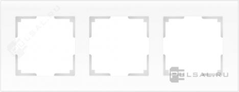 Рамкa
Favorit,  3 поста,   цвет - белый матовый,  стекло