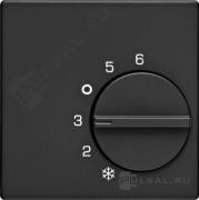 Накладка
Q.1,  Q.3,  Q.7,  поворотный,  датчик t° воздуха (встроенный),  без таймера,   цвет - антрацит бархат