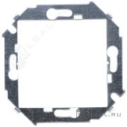 ВыключательSimon 15, одноклавишный, без подсветки, цвет - белый