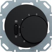 Терморегулятор воздуха помещений 5А, ПК-контакт, 230В
R.1,  R.3,  R.8,  поворотный,  датчик t° воздуха (встроенный),  без таймера,   цвет - черный глянцевый