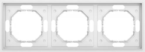 Donel S08 Матовый Белый Рамка 3-ая