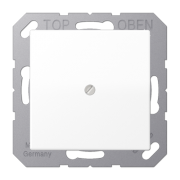 Jung A Flow/A 550 Белый матовый Вывод кабеля с разгрузкой натяжения