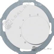Терморегулятор 10А, ПК-контакт, 230В
R.Classic,  поворотный,  датчик t° воздуха (встроенный),  без таймера,   цвет - белый глянцевый
