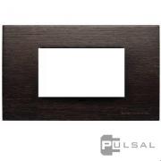 Рамка (итальянский стандарт)
Zenit,  4 модуля,   цвет - венге,  дерево