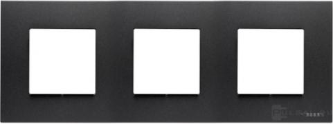 Рамка
Zenit,  3 поста,   цвет - антрацит,  пластмасса