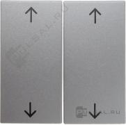 Клавиши с оттиском "Стрелки"
B.7,  без фиксации,   цвет - алюминий матовый