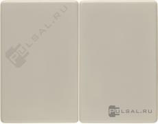 КлавишиArsys, двухклавишный, без подсветки, цвет - бежевый глянцевый