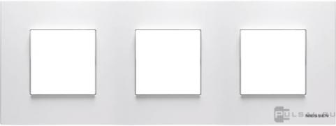 Рамка
Zenit,  3 поста,   цвет - белый,  пластмасса