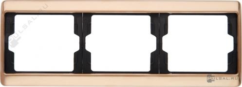 РамкаArsys, 3 поста, цвет - медь, металл