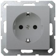 Jasmart G Алюминий Розетка с/з со шторками