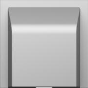 Donel S08 Сталь Накладка для кабельного вывода