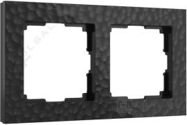 Рамкa
Hammer,  2 поста,   цвет - черный,  пластмасса