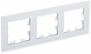 Atlas Design Nature Матовое Стекло белый Рамка 3-ая